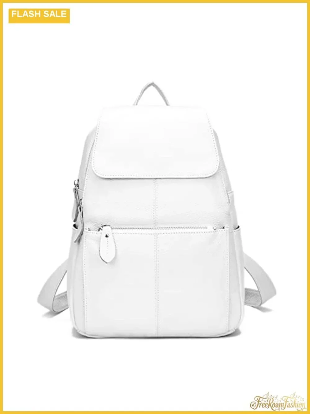 Genuine Leather Women's Backpack Daypack Travel Laptop Bag Full Grain Soft